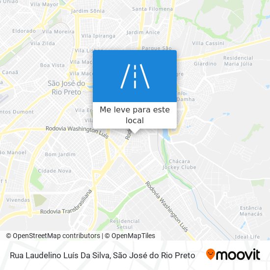 Rua Laudelino Luís Da Silva mapa