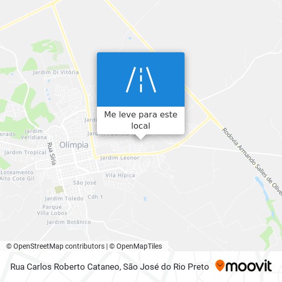 Rua Carlos Roberto Cataneo mapa