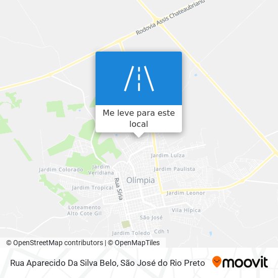 Rua Aparecido Da Silva Belo mapa