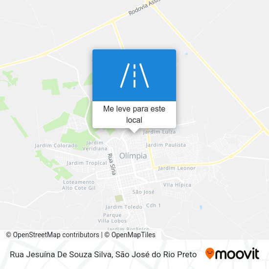 Rua Jesuína De Souza Silva mapa