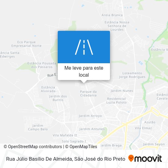 Rua Júlio Basílio De Almeida mapa