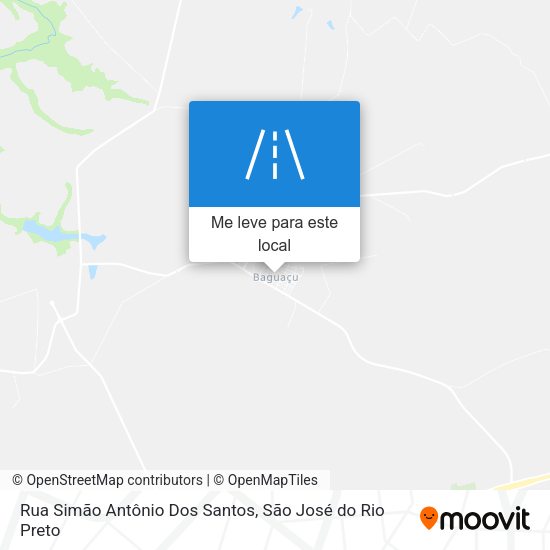 Rua Simão Antônio Dos Santos mapa