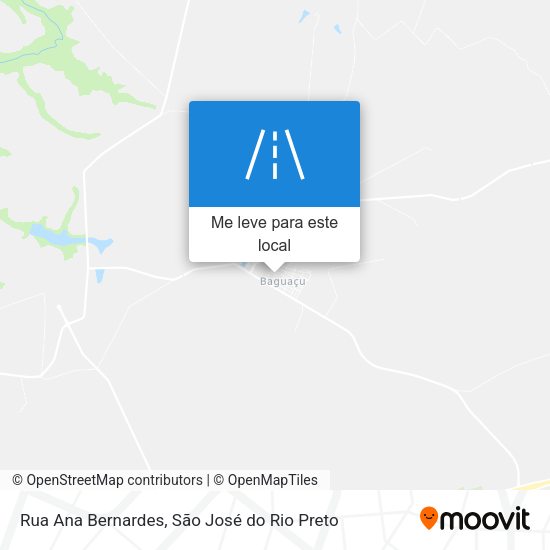 Rua Ana Bernardes mapa