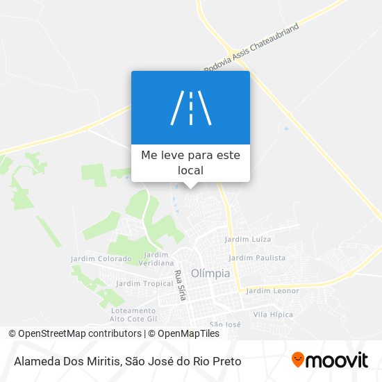 Alameda Dos Miritis mapa