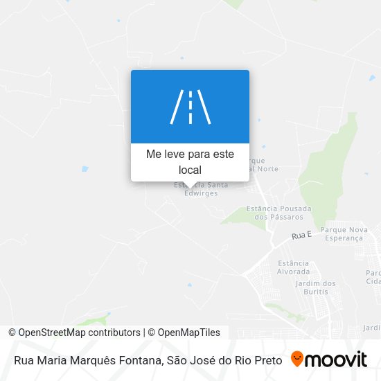 Rua Maria Marquês Fontana mapa
