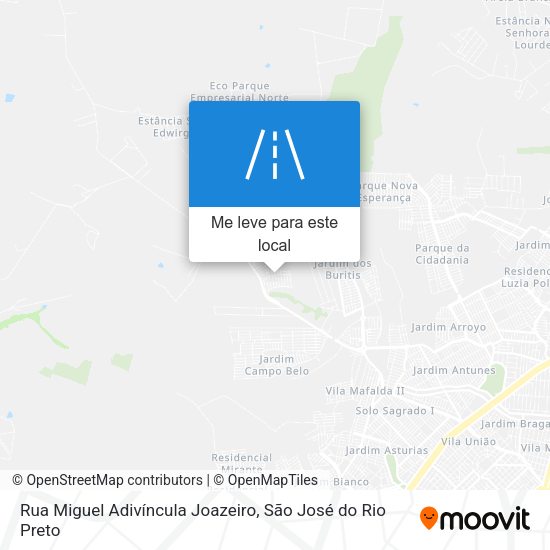 Rua Miguel Adivíncula Joazeiro mapa
