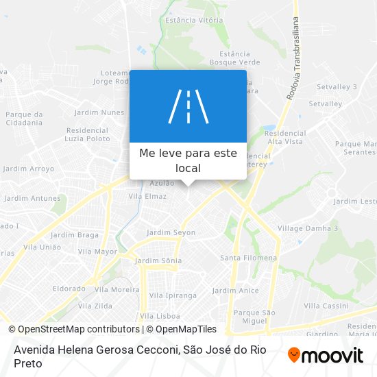 Avenida Helena Gerosa Cecconi mapa