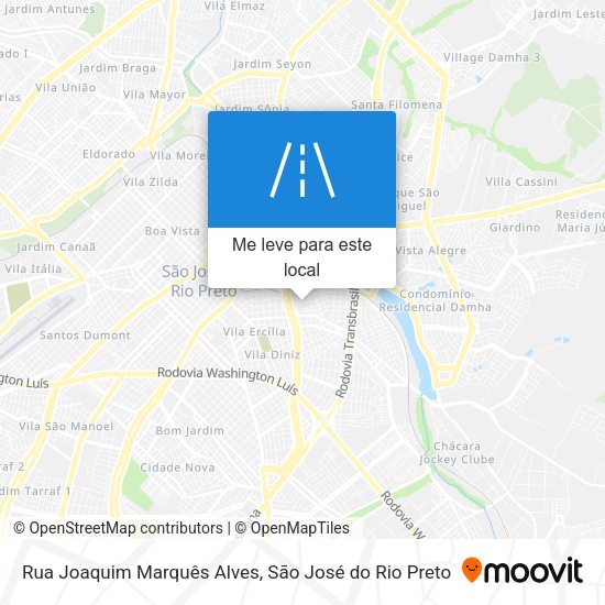 Rua Joaquim Marquês Alves mapa