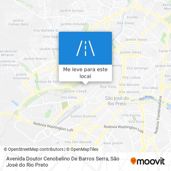 Avenida Doutor Cenobelino De Barros Serra mapa