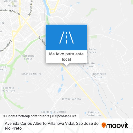 Avenida Carlos Alberto Villanova Vidal mapa