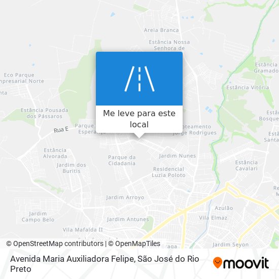 Avenida Maria Auxiliadora Felipe mapa