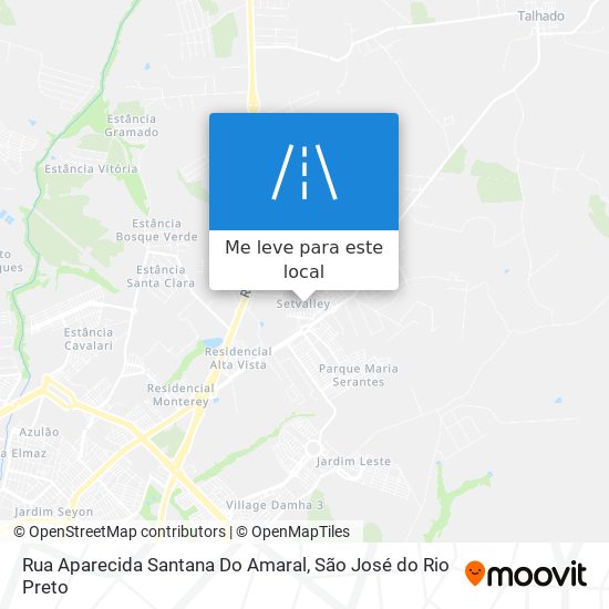 Rua Aparecida Santana Do Amaral mapa