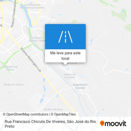 Rua Francisco Chicuta De Viveres mapa
