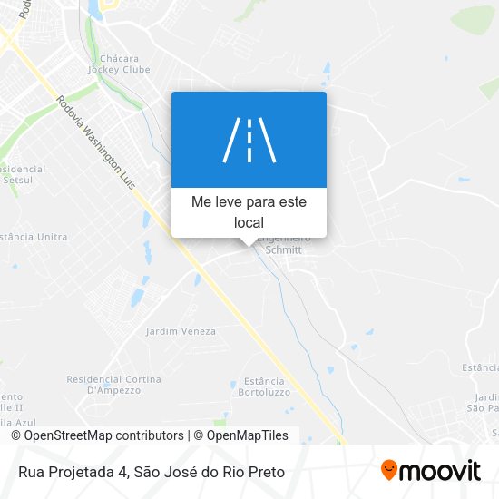 Rua Projetada 4 mapa