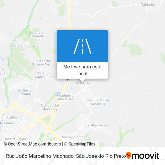 Rua João Marcelino Machado mapa