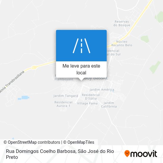 Rua Domingos Coelho Barbosa mapa