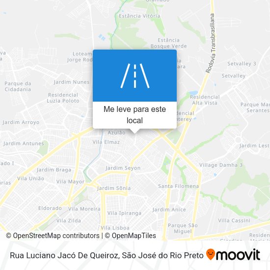 Rua Luciano Jacó De Queiroz mapa
