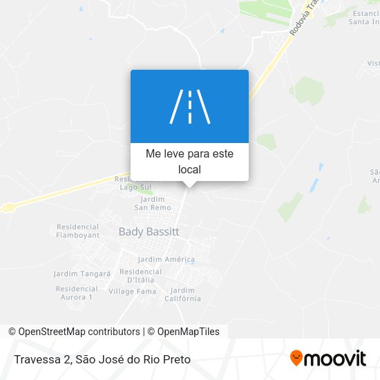 Travessa 2 mapa