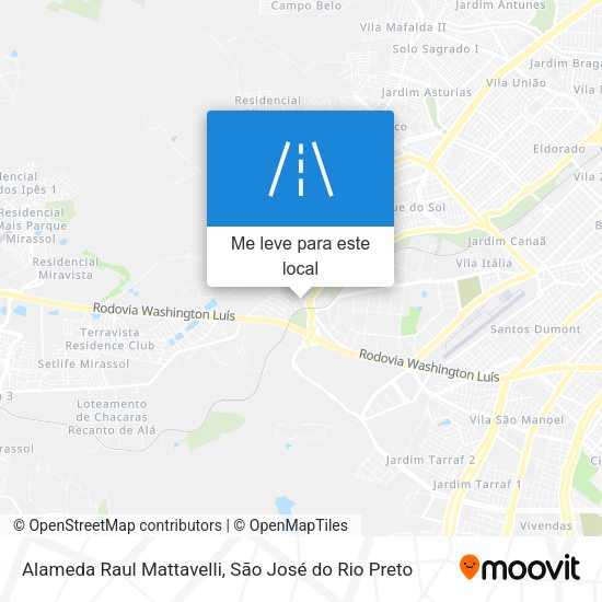 Alameda Raul Mattavelli mapa