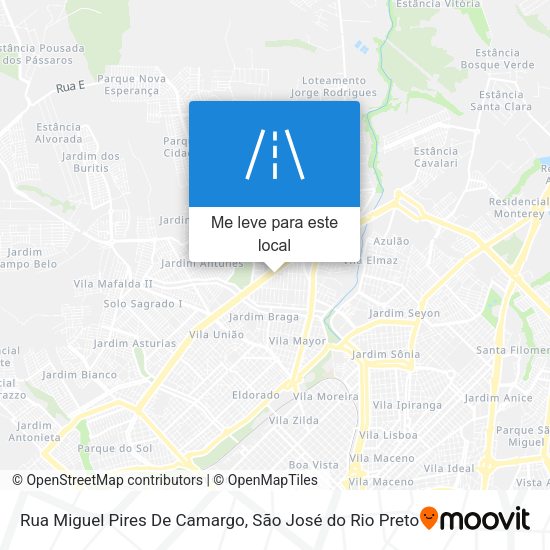 Rua Miguel Pires De Camargo mapa