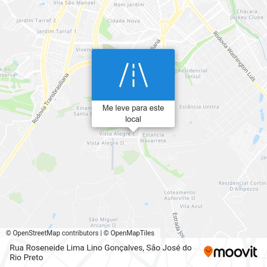 Rua Roseneide Lima Lino Gonçalves mapa