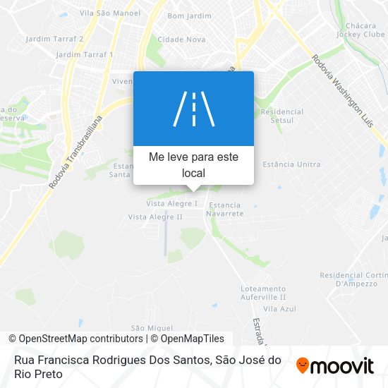 Rua Francisca Rodrigues Dos Santos mapa