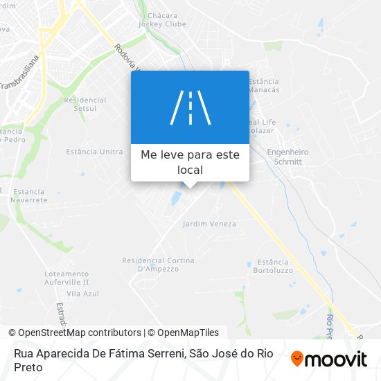 Rua Aparecida De Fátima Serreni mapa