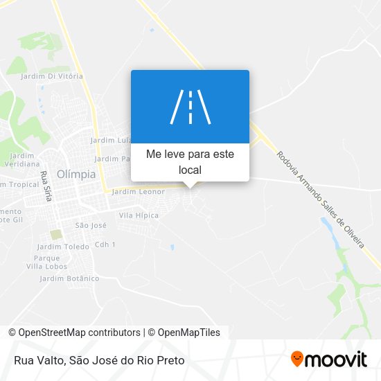 Rua Valto mapa