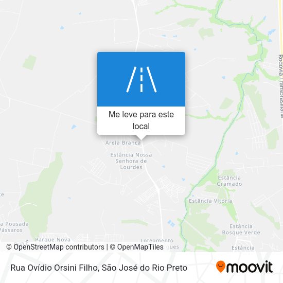 Rua Ovídio Orsini Filho mapa