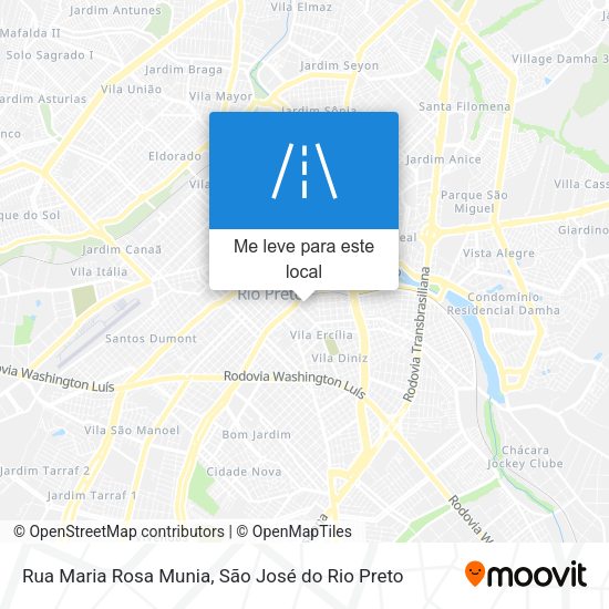 Rua Maria Rosa Munia mapa