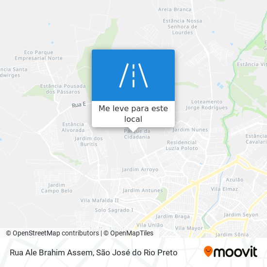 Rua Ale Brahim Assem mapa