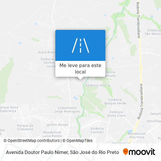 Avenida Doutor Paulo Nimer mapa