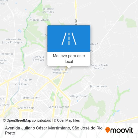 Avenida Juliano César Martimiano mapa