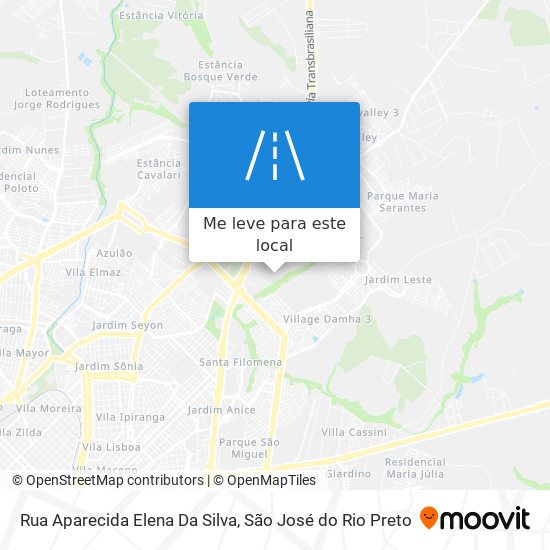 Rua Aparecida Elena Da Silva mapa