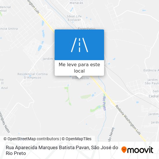Rua Aparecida Marques Batista Pavan mapa