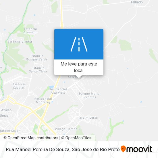 Rua Manoel Pereira De Souza mapa