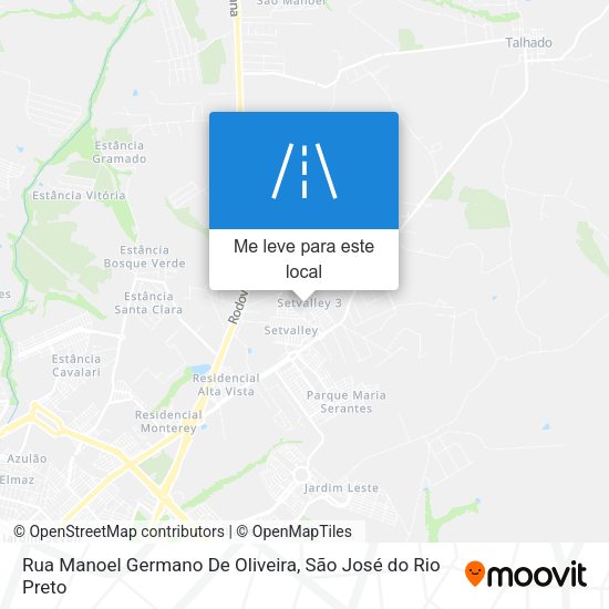 Rua Manoel Germano De Oliveira mapa