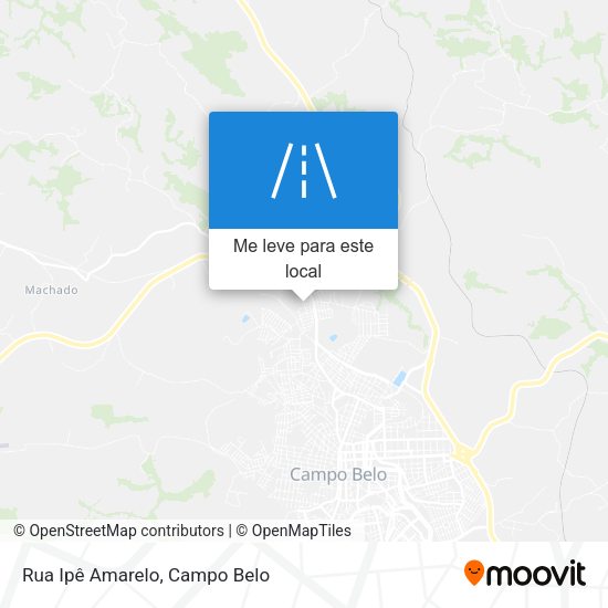 Rua Ipê Amarelo mapa