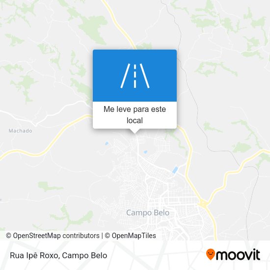 Rua Ipê Roxo mapa