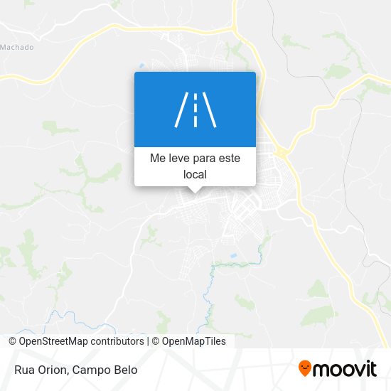Rua Orion mapa