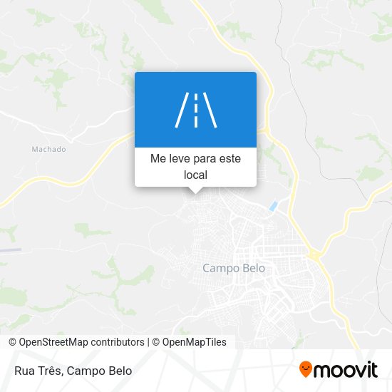 Rua Três mapa