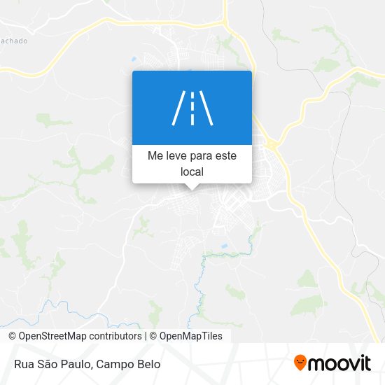 Rua São Paulo mapa