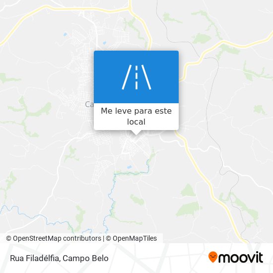 Rua Filadélfia mapa