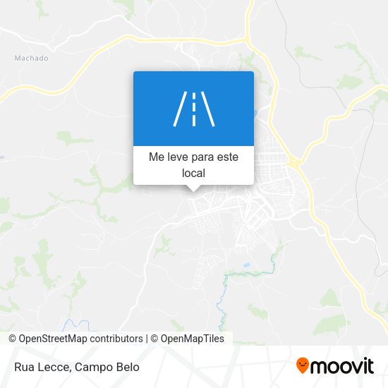 Rua Lecce mapa