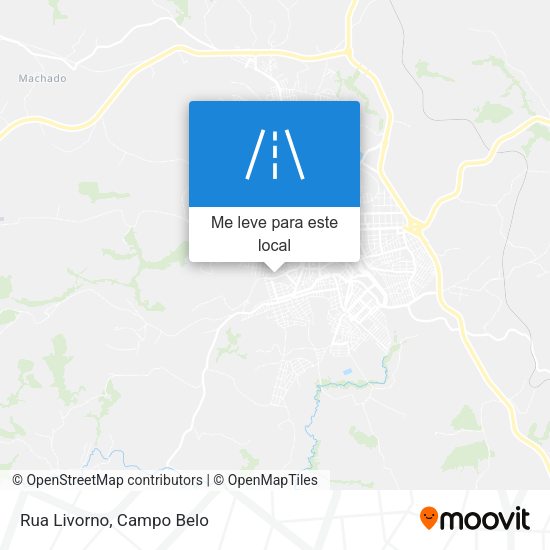 Rua Livorno mapa