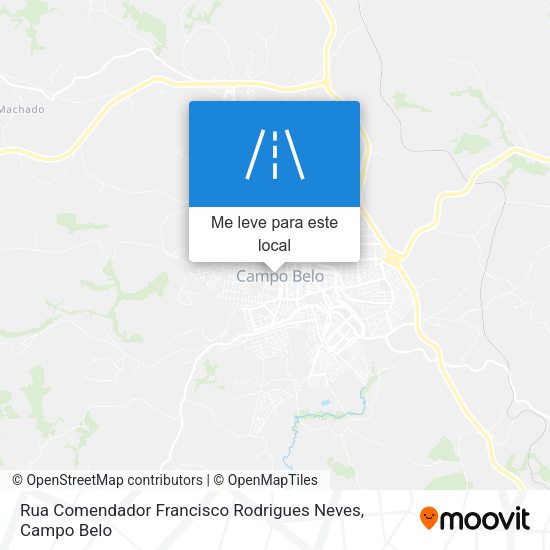 Rua Comendador Francisco Rodrigues Neves mapa