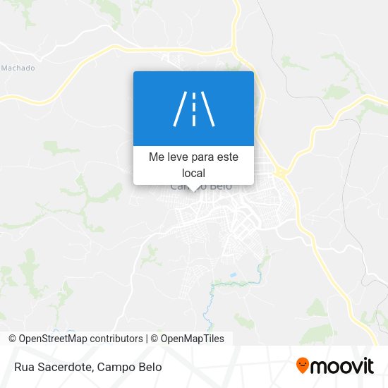Rua Sacerdote mapa