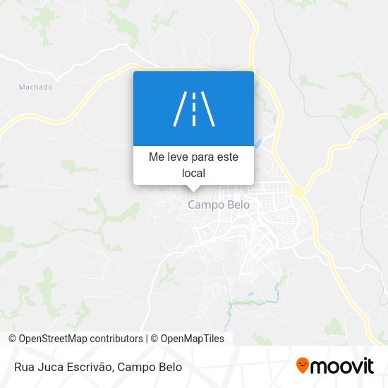 Rua Juca Escrivão mapa