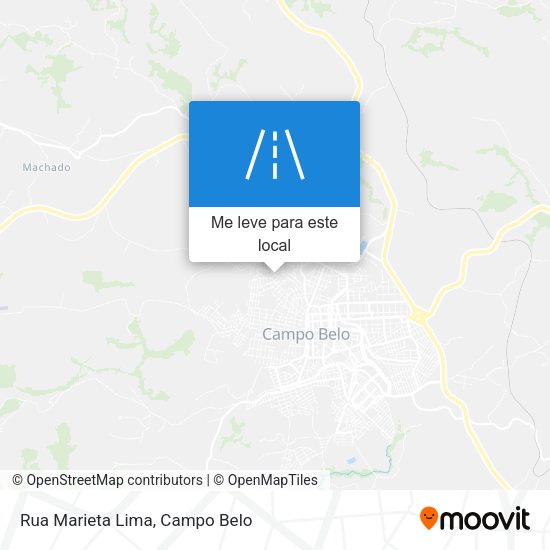 Rua Marieta Lima mapa