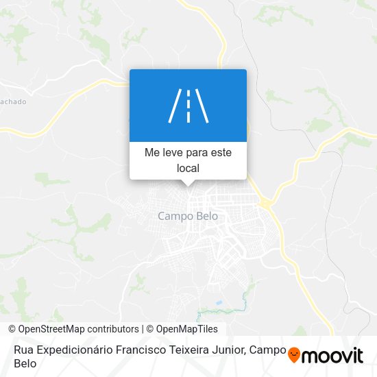 Rua Expedicionário Francisco Teixeira Junior mapa